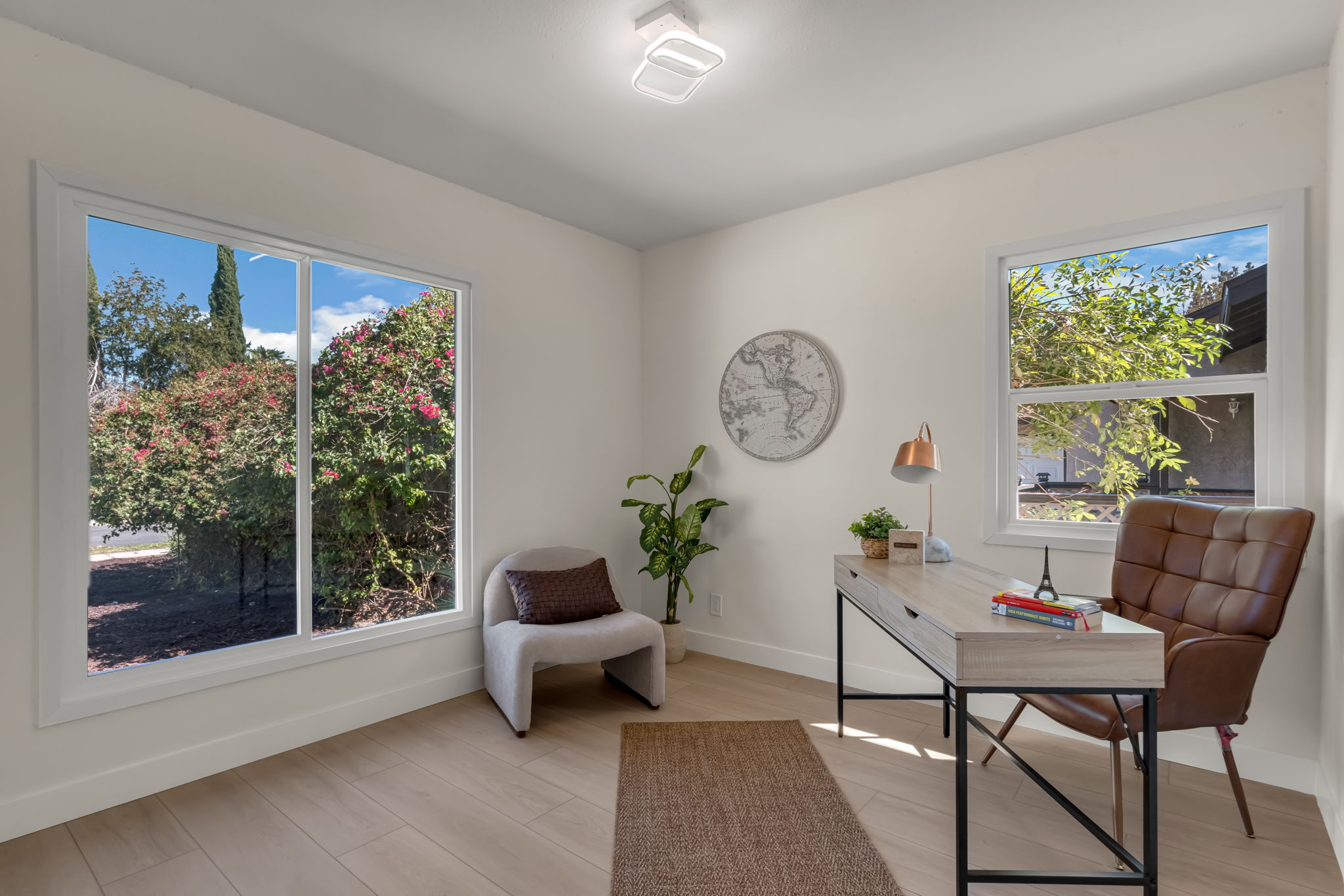 Bedroom with natural light