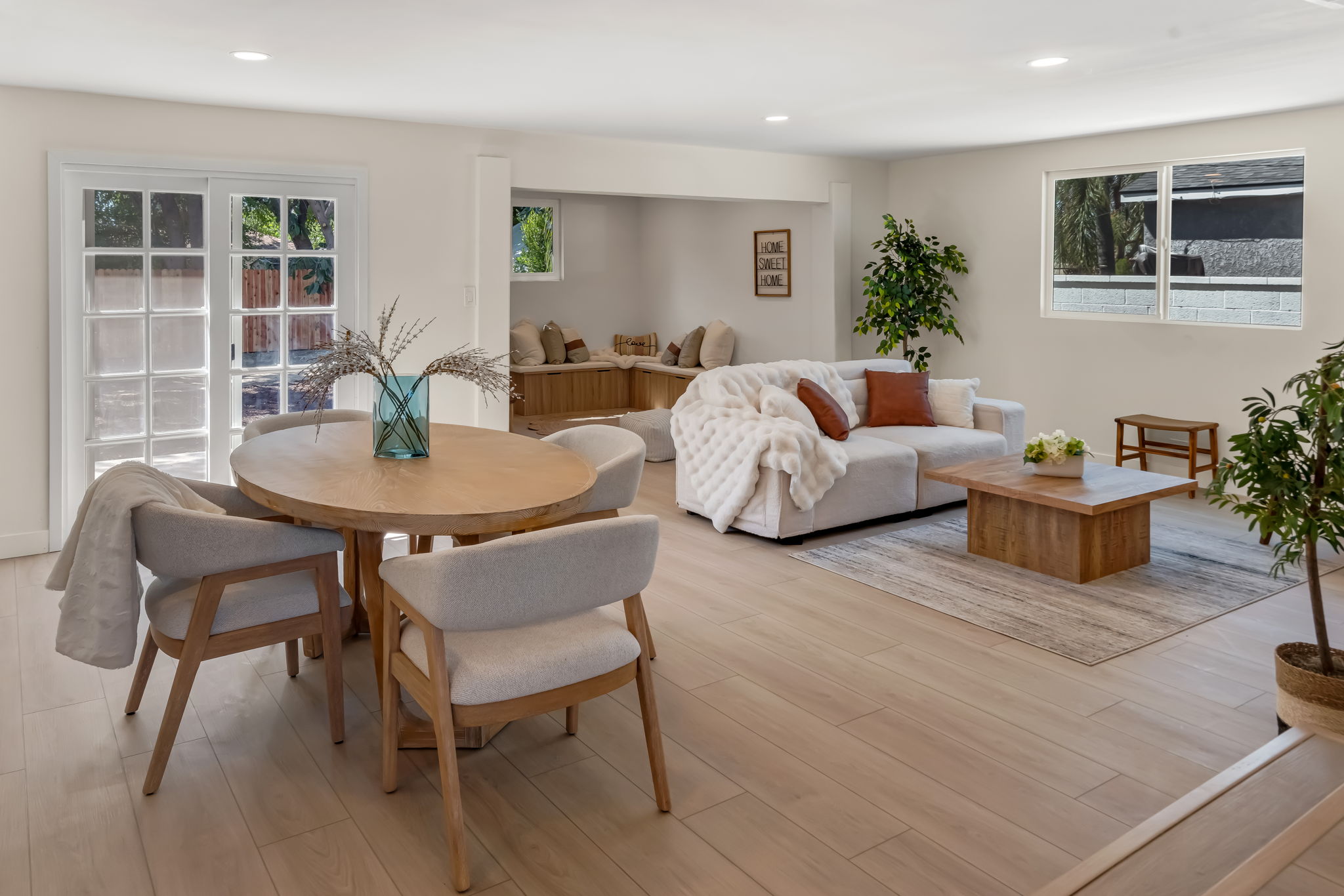 Half bath with modern finishes
